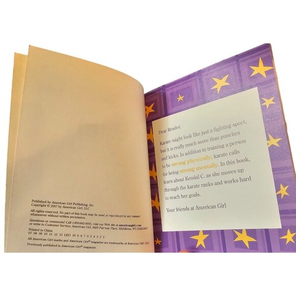 American Girl Childrens Books Set Of 3 Paperbacks 6" Popcorn Kendal Karate Green - Picture 10 of 12